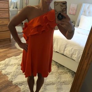 Asos Party/ Cocktail Ruffle Trim Dress